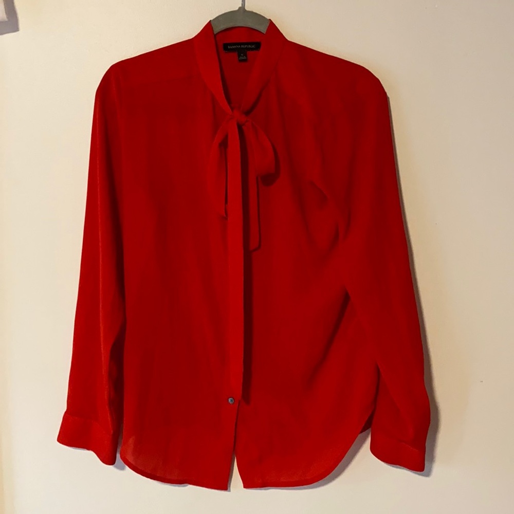 Red Dress Blouse